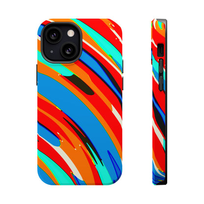 Abstract Rainbow Swirl Arc - Magnetic Phone Case