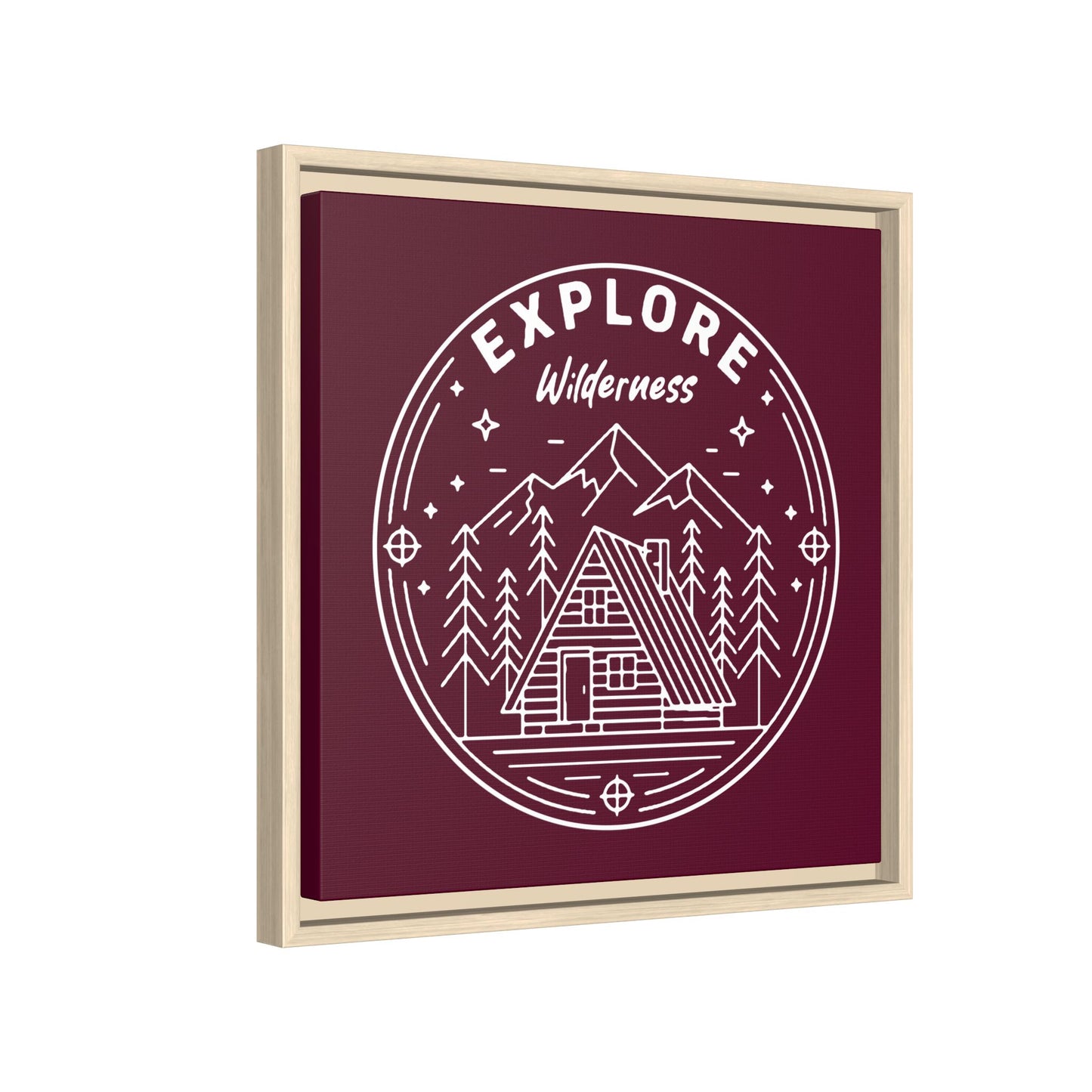 Explore Wilderness - Framed Canvas