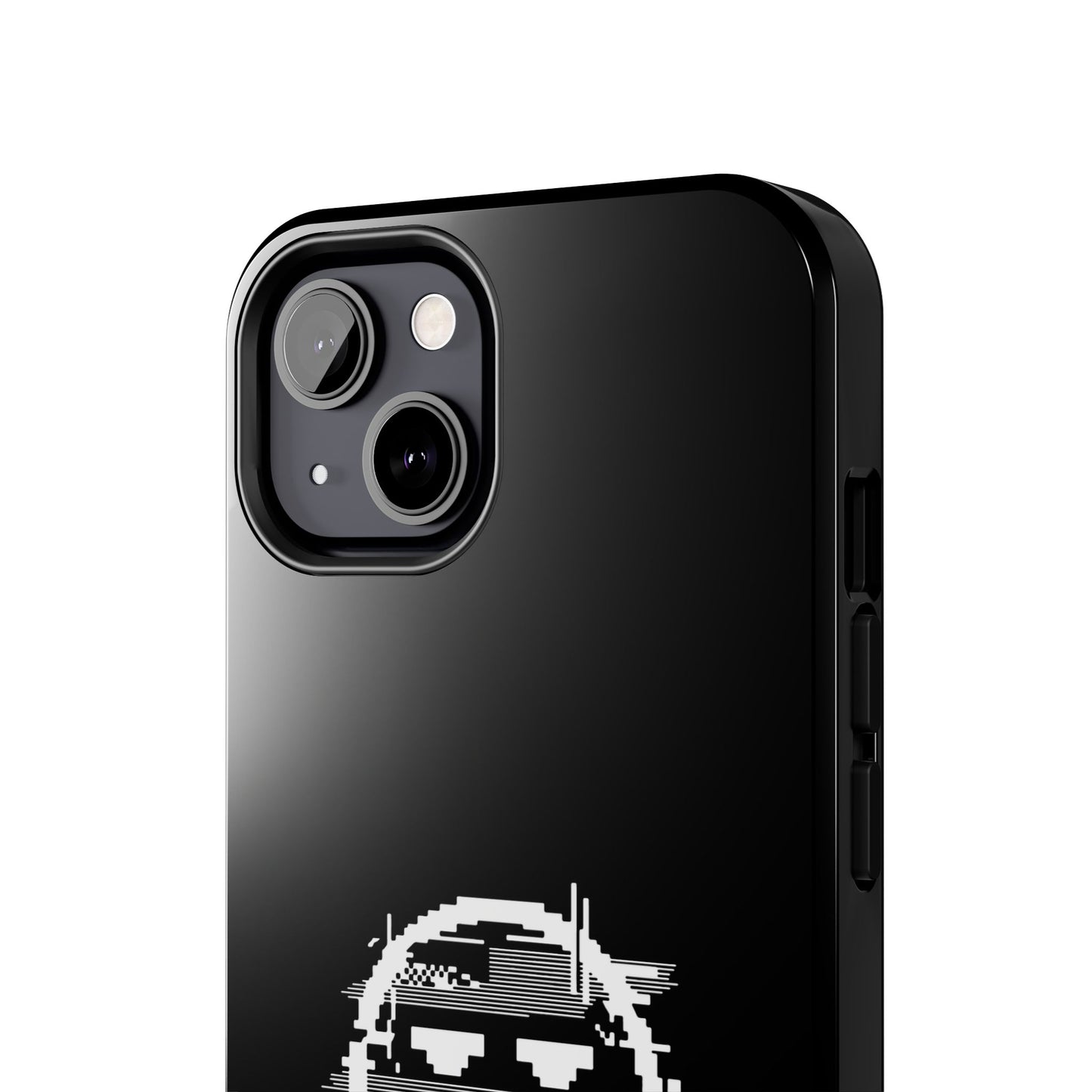 I’m Fine Glitched Smiley - Phone Case