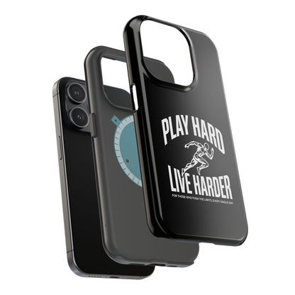 Play Hard / Live Harder - Magnetic Phone Case