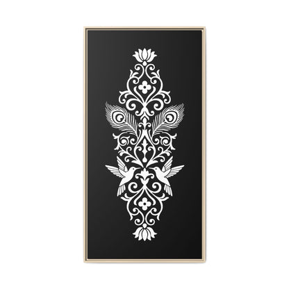 Hummingbird Soulmates - Framed Canvas