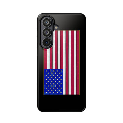 New Glory American Flag (Gold Edge Edition) - Magnetic Phone Case