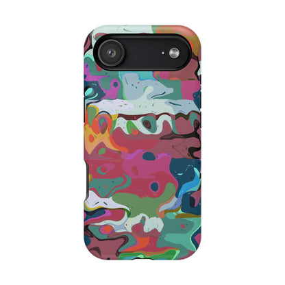 Colorful Abstract Marble - Magnetic Phone Case