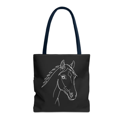 Horse Portrait Sketch - Tote Bag