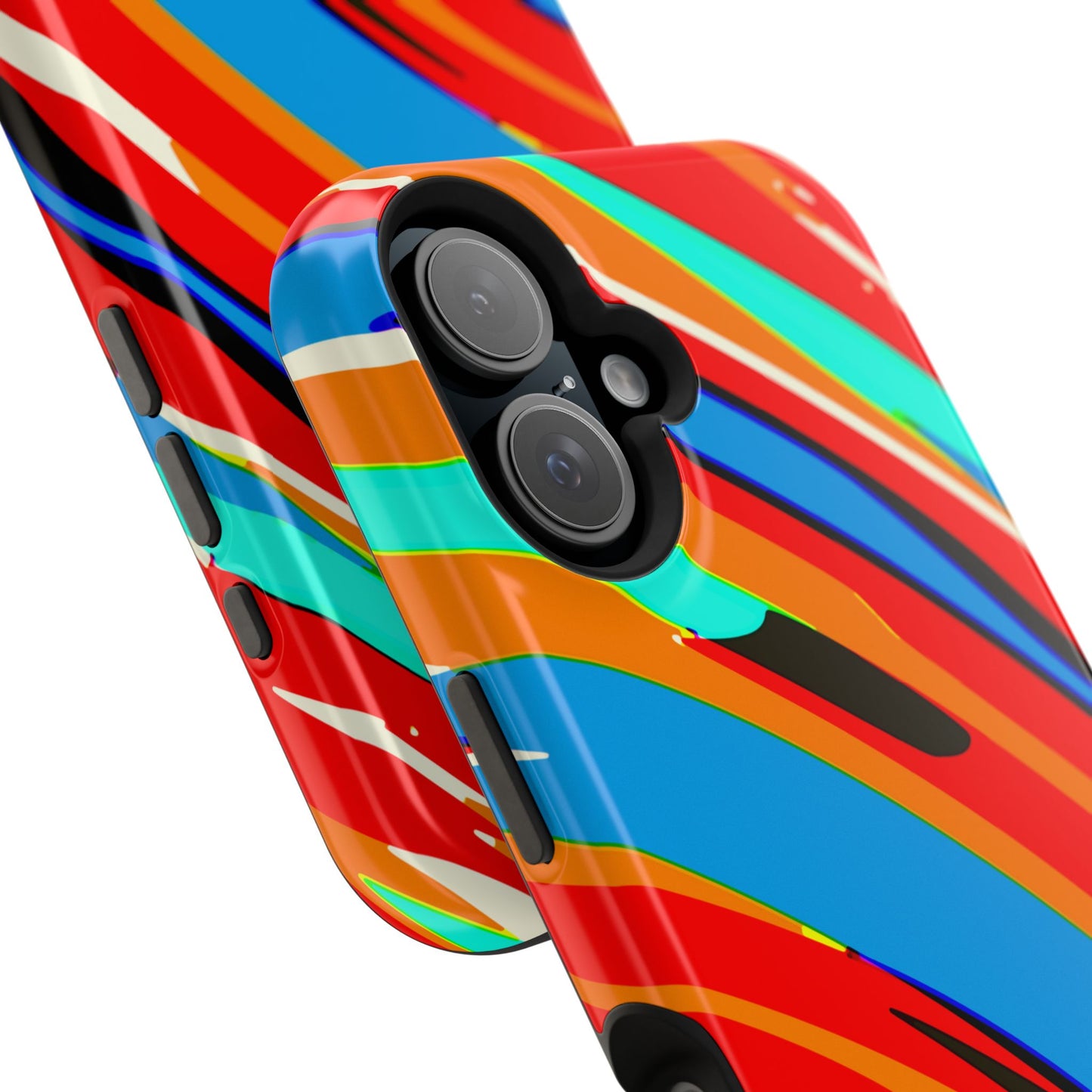 Abstract Rainbow Swirl Arc - Magnetic Phone Case