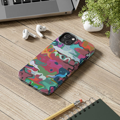 Colorful Abstract Marble - Phone Case