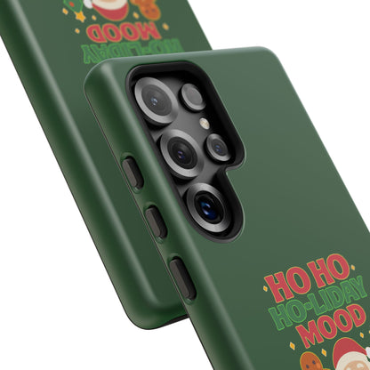 Christmas Phone Case, Ho Ho Ho-liday Mood, Festive Phone Cover, Santa Christmas Accessory, Holiday Gift, Winter Vibes