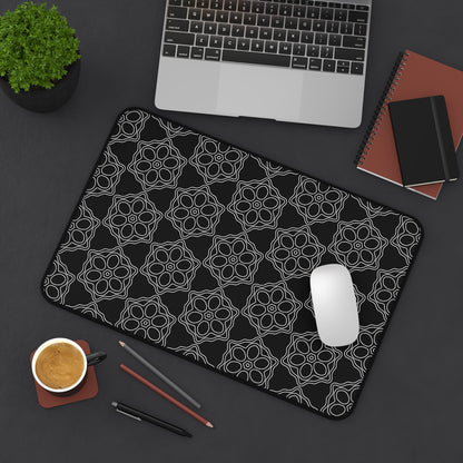 Geometric Sacred Flower - Desk Mat