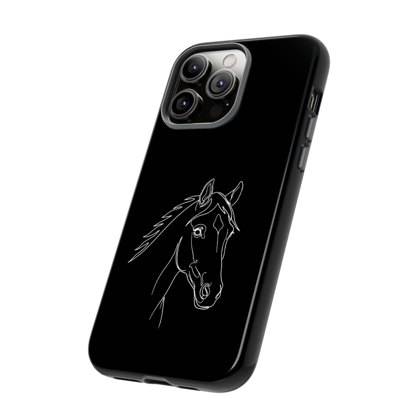 Horse Portrait Sketch - Tough Phone Case