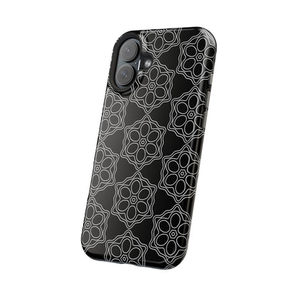 Geometric Sacred Flower - Magnetic Phone Case