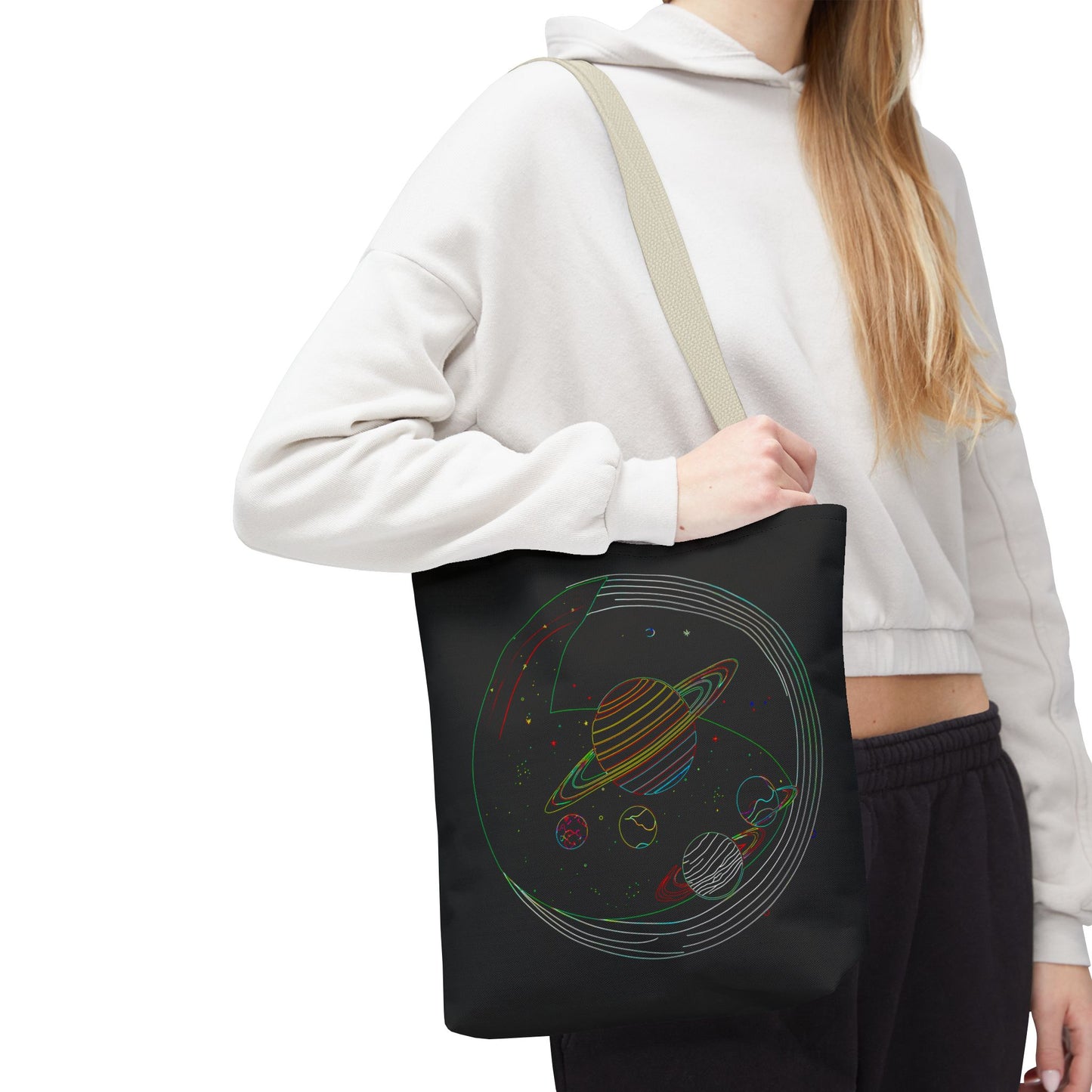 Cosmic Adventure Tote Bag, Astronauts, Space Lovers, Unique Gift, Everyday Tote, Galaxy Shopping Bag
