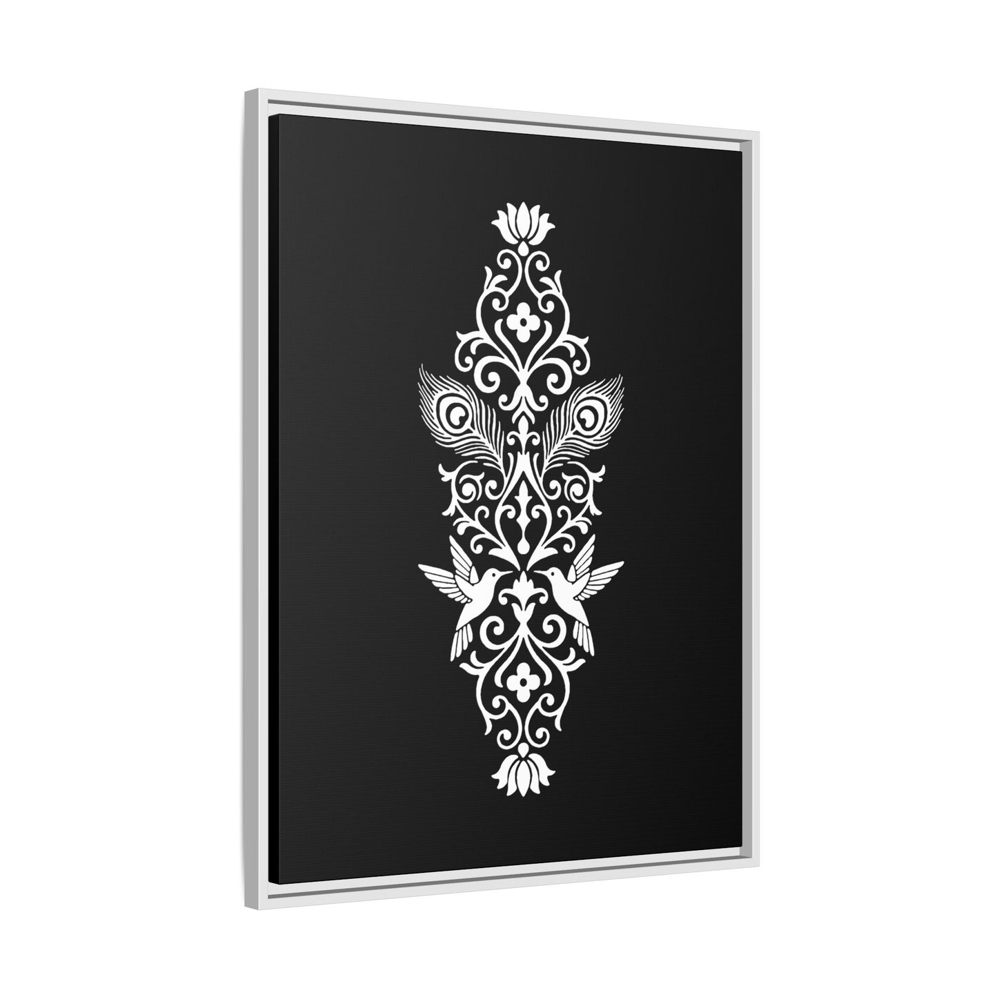 Hummingbird Soulmates - Framed Canvas