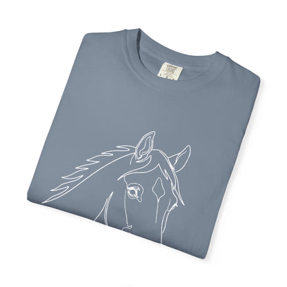 Horse Portrait Sketch - T‑Shirt