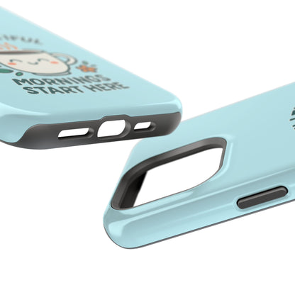 Brew-tiful Mornings Start Here - Magnetic Phone Case