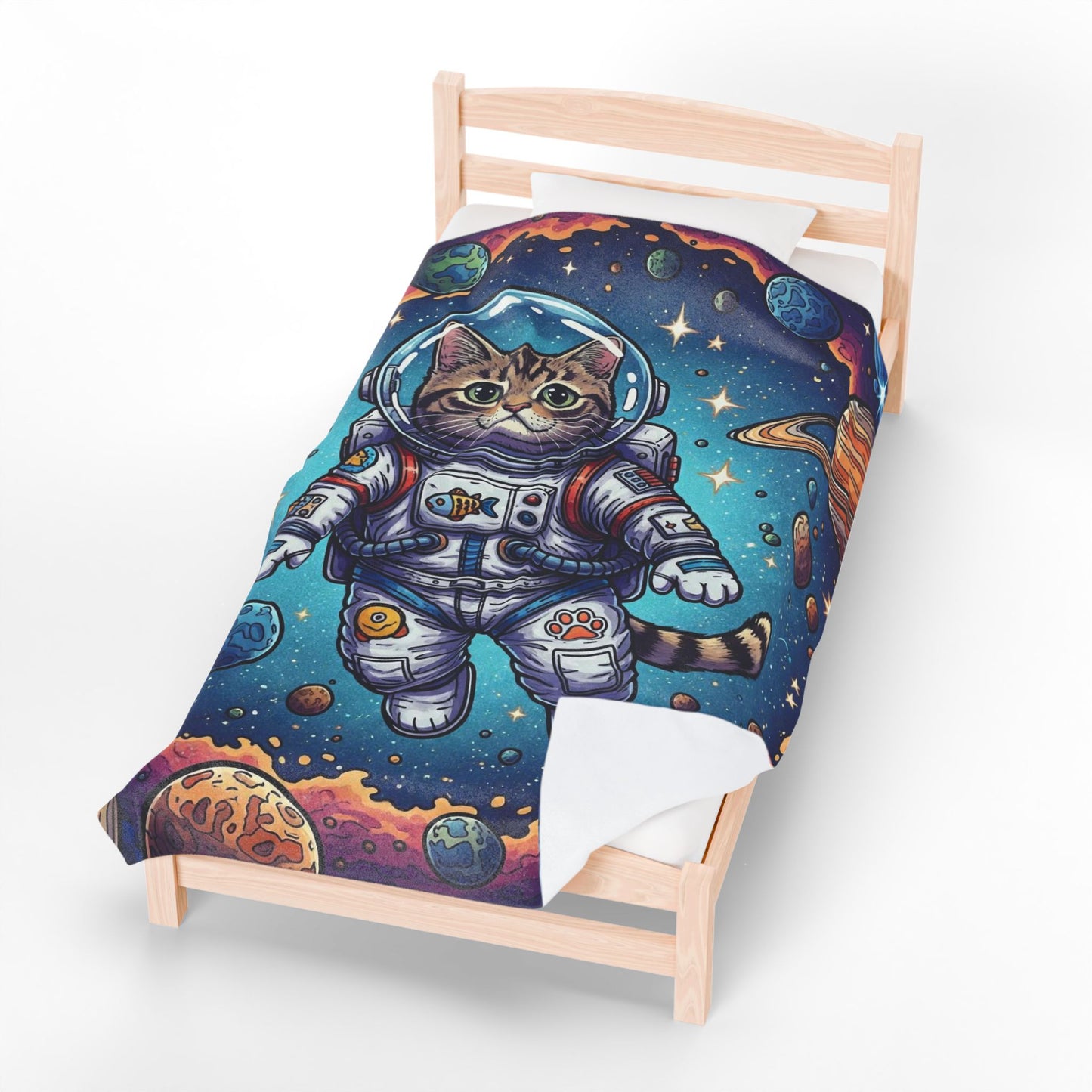 Astronaut Cat - Blanket