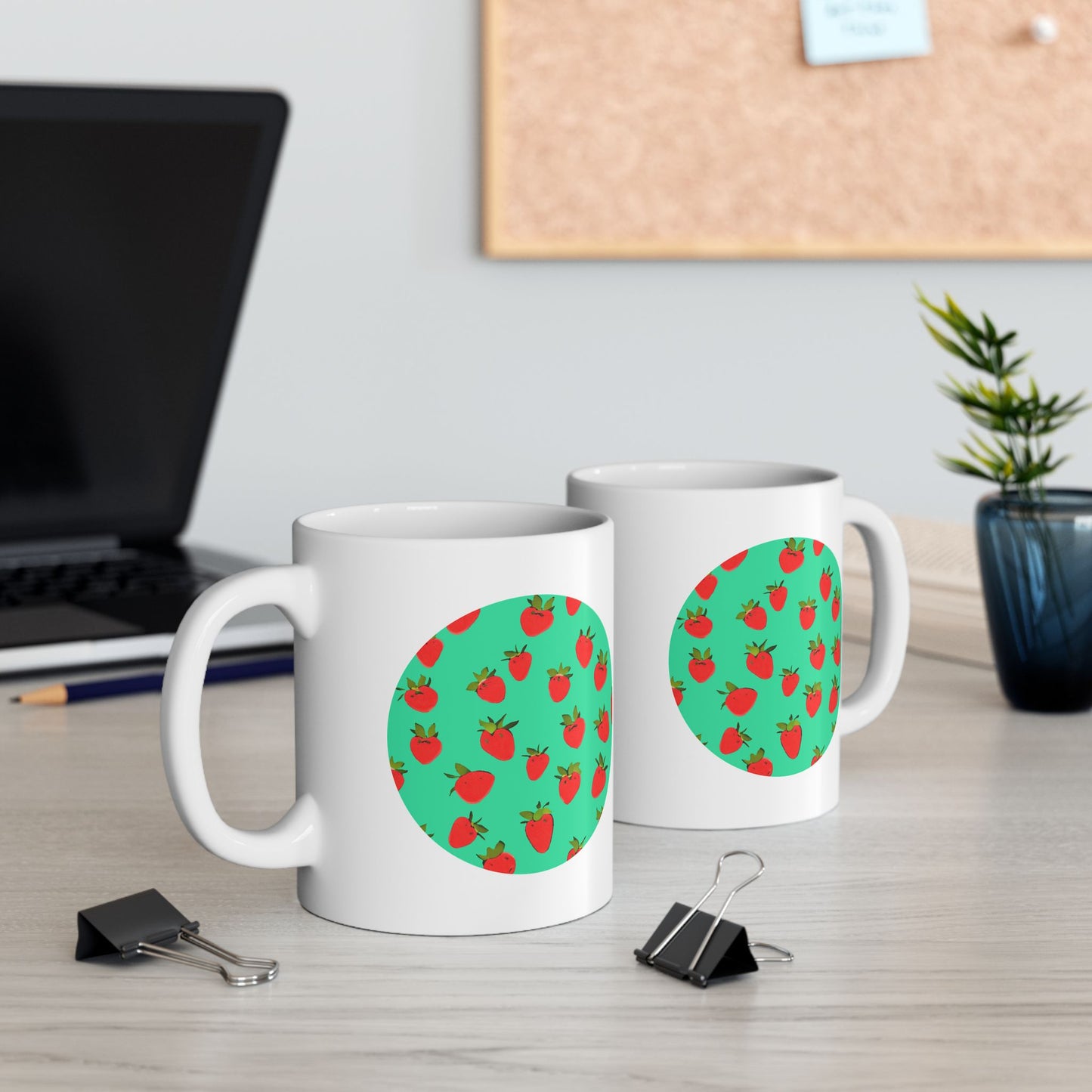 Strawberry Pattern - Mug