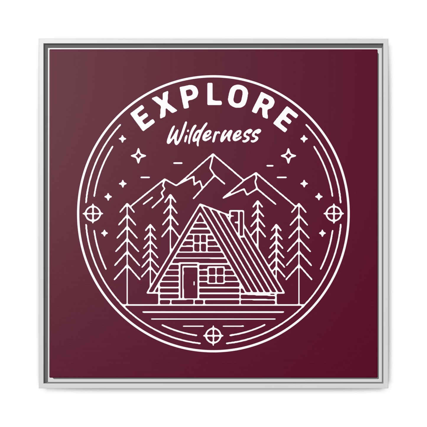 Explore Wilderness - Framed Canvas