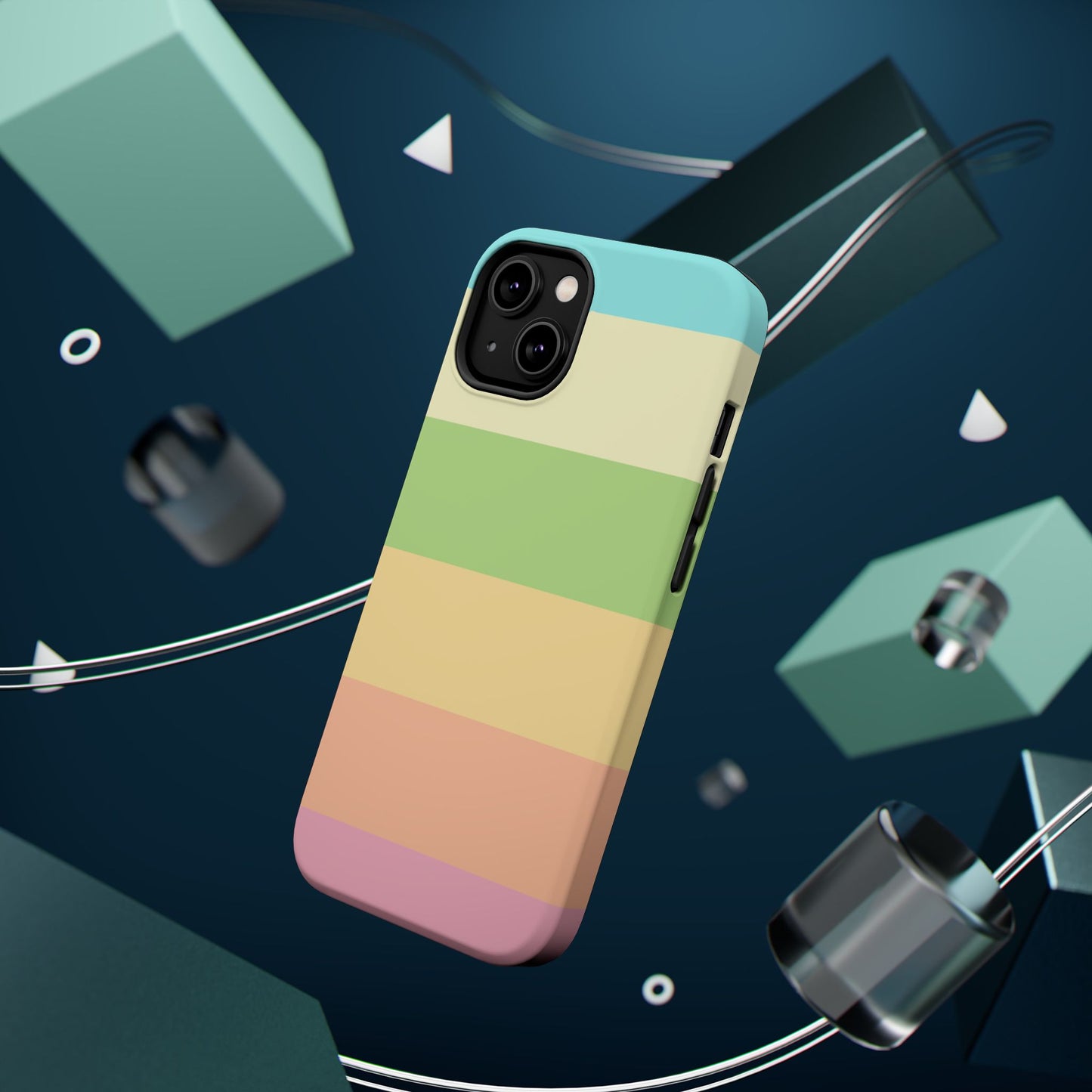 Pastel Stripes - Magnetic Phone Cover