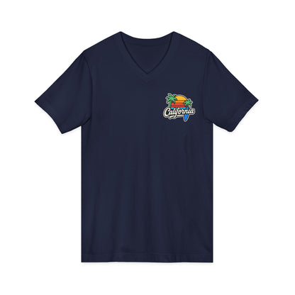 California Surf Vibes - V-Neck Tee
