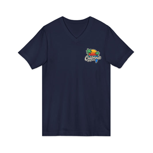 California Surf Vibes - V-Neck Tee