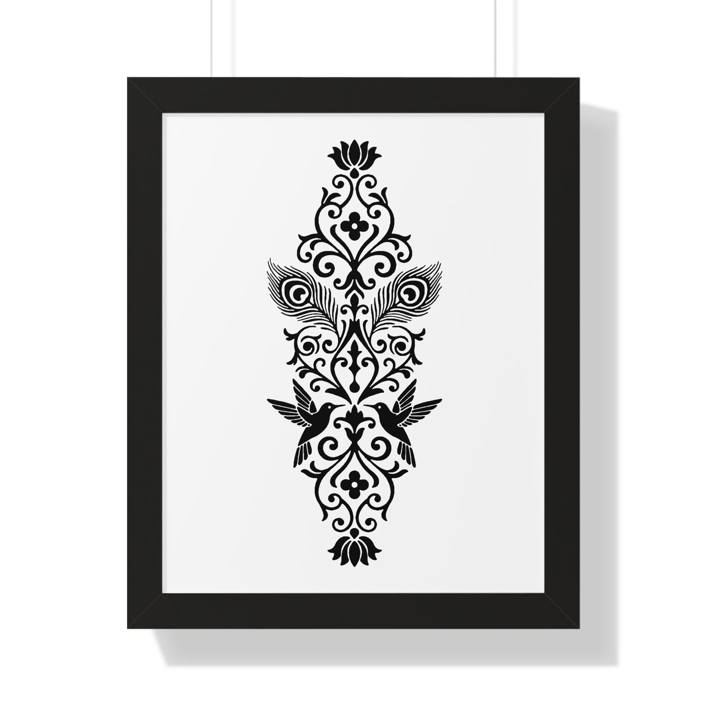 Hummingbird Soulmates - Framed Poster