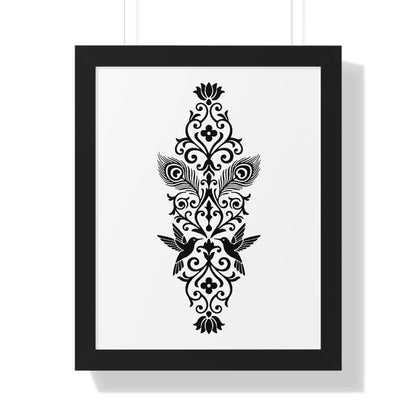 Hummingbird Soulmates - Framed Poster