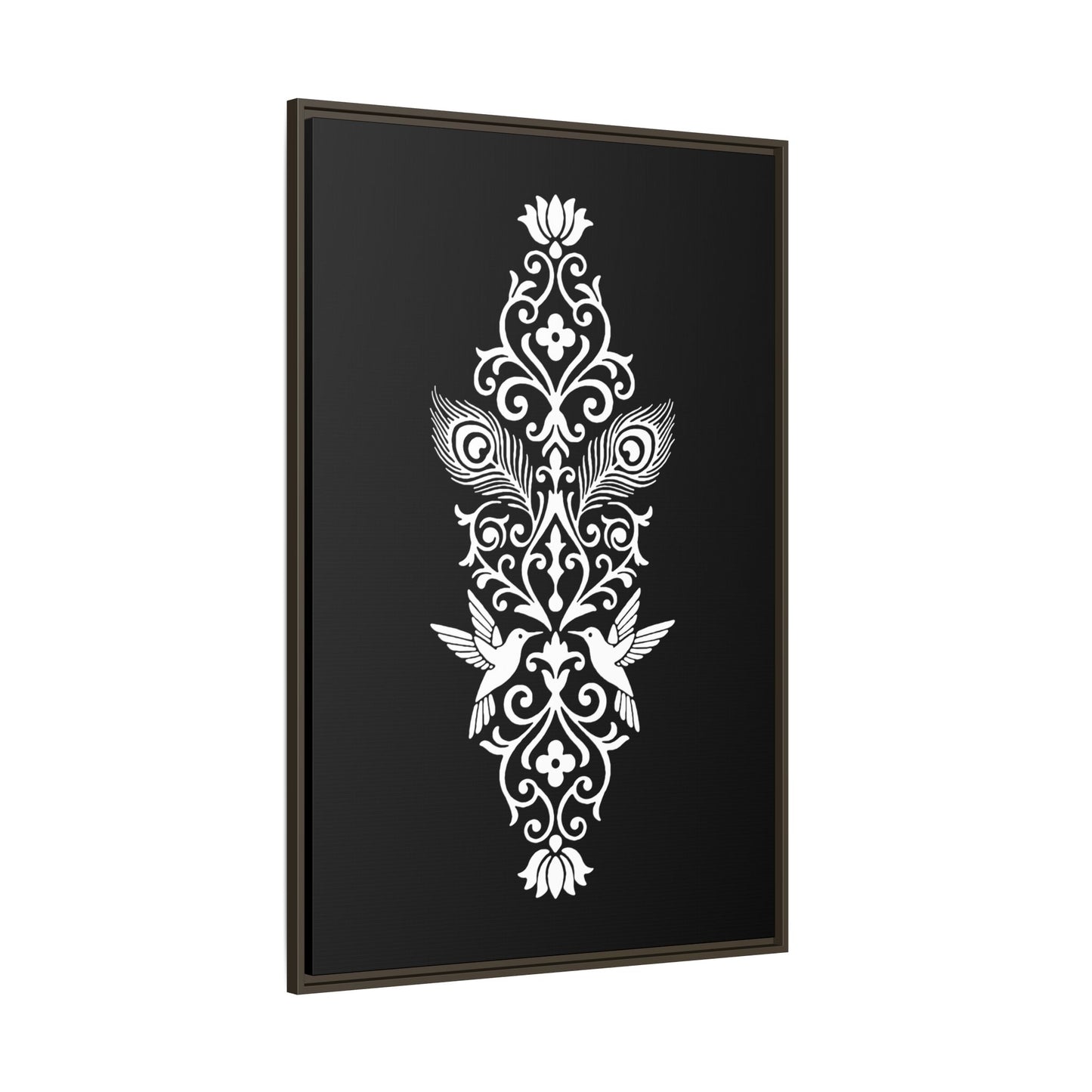 Hummingbird Soulmates - Framed Canvas