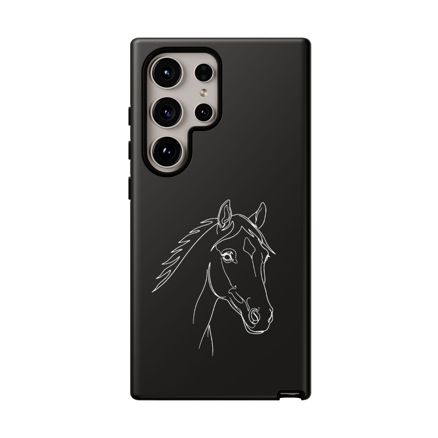 Horse Portrait Sketch - Tough Phone Case