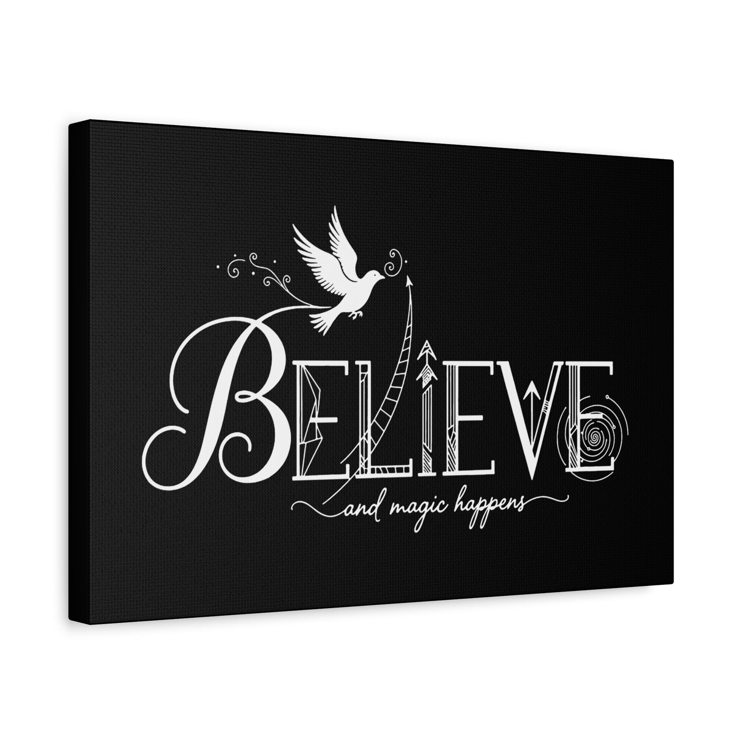 Believe and Magic Happens - Canvas