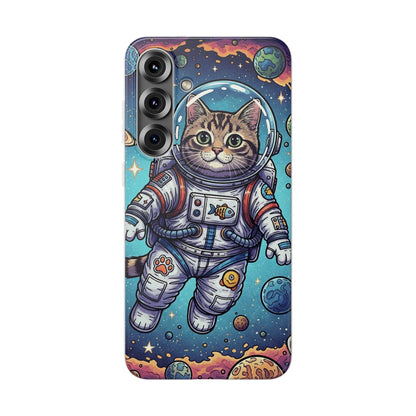Astronaut Cat - Flexi Phone Case