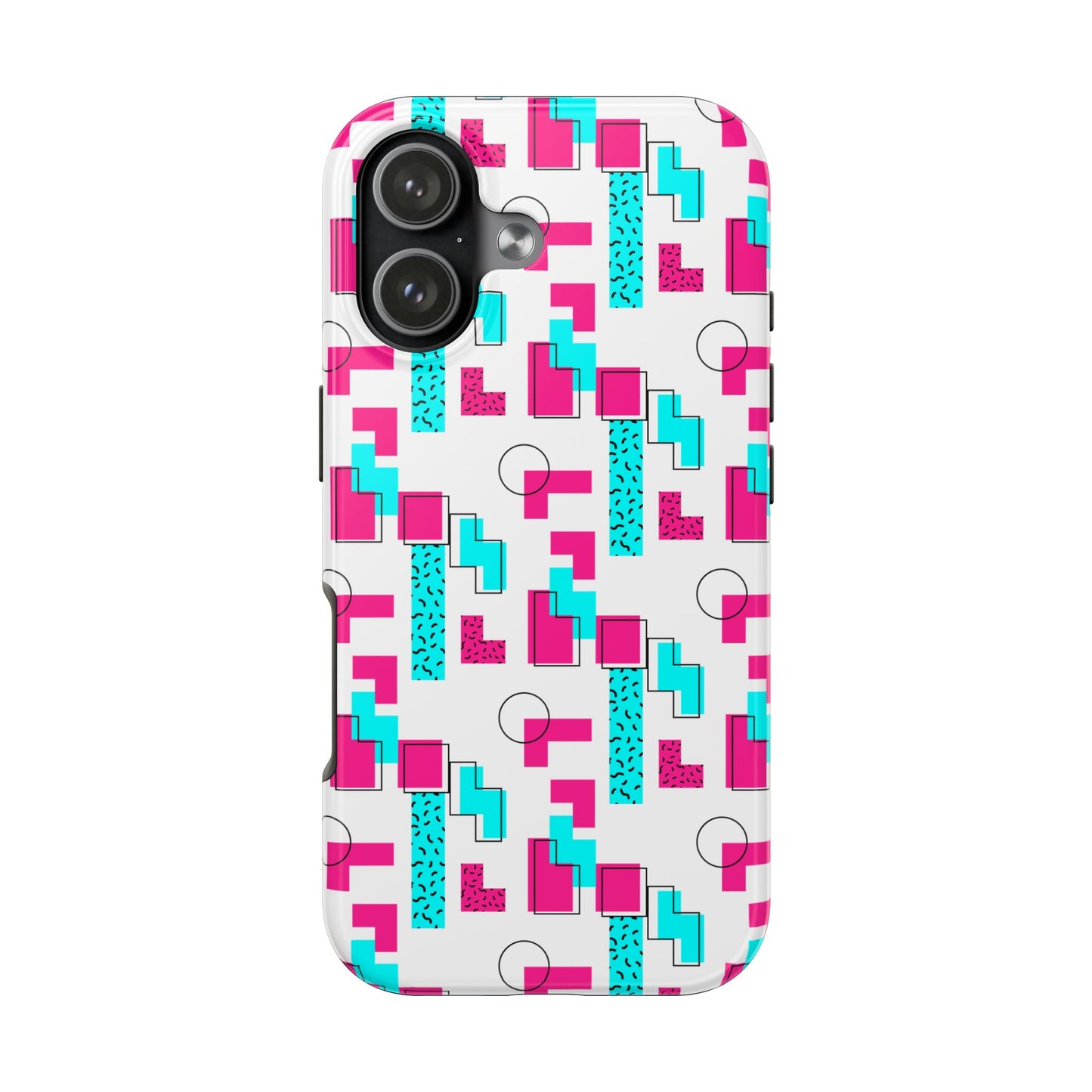 Retro Geometric Vibes - Phone Case