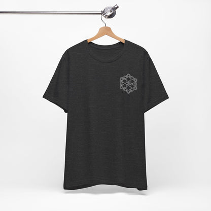 Unisex Boho Mandala Tee, Relaxed Fit Cotton Shirt, Perfect for Yoga Lovers, Meditation, Gift for Her, Vacation Wear, Everyday Comfort