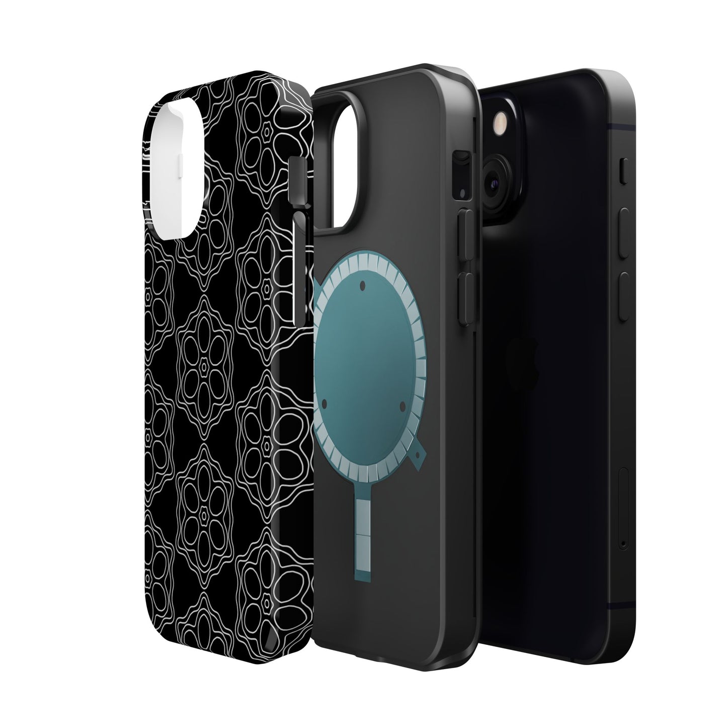 Geometric Sacred Flower - Magnetic Phone Case
