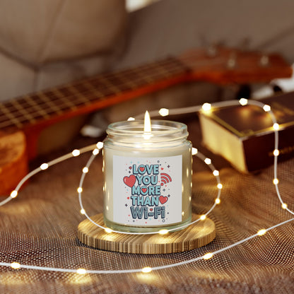 Love You More Than Wi‑Fi - Scented Candle