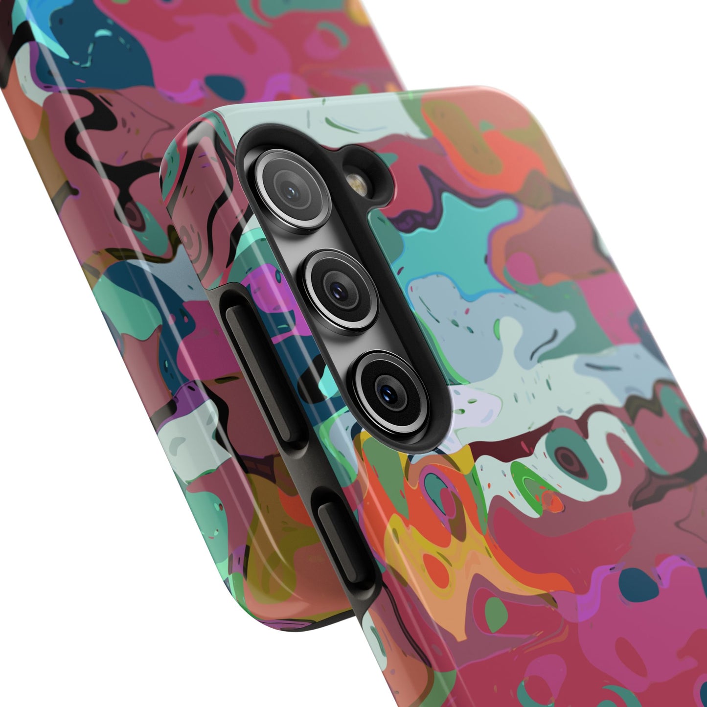 Colorful Abstract Marble - Phone Case