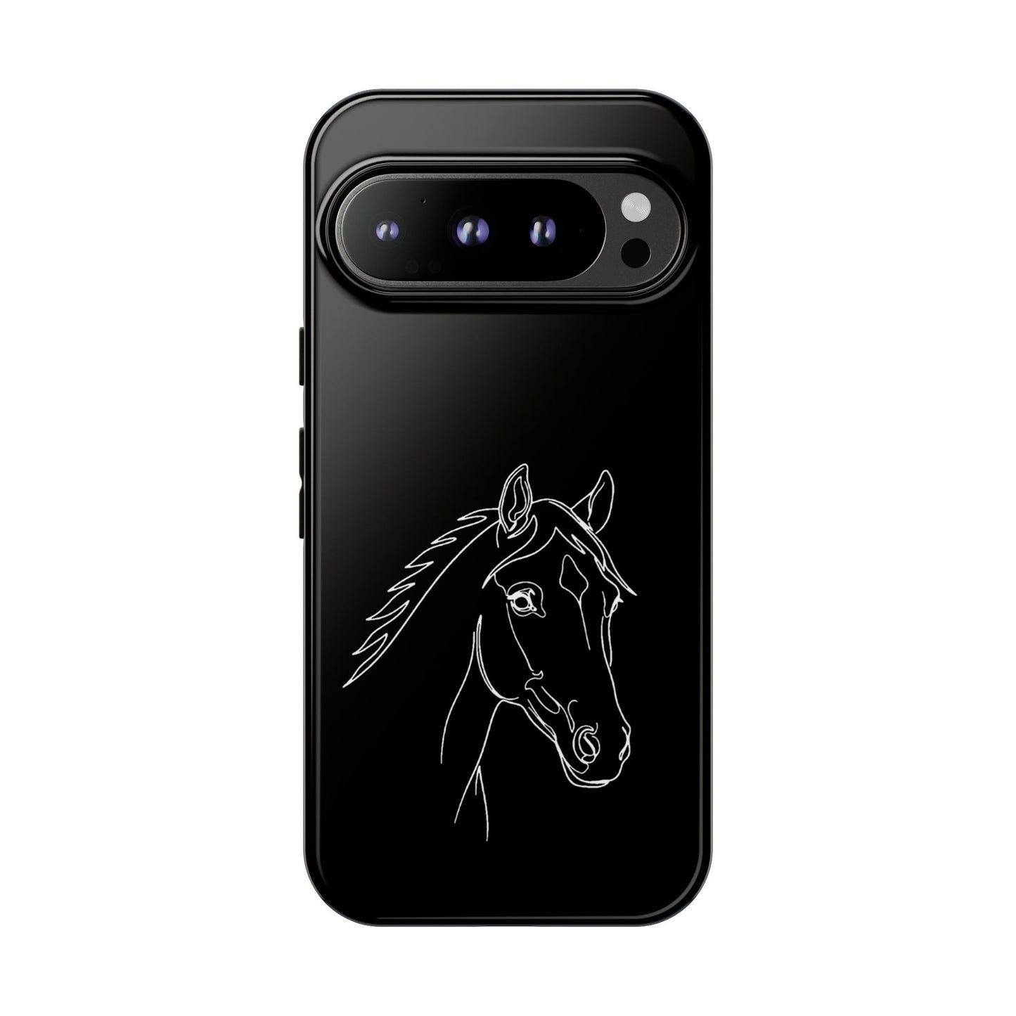 Horse Portrait Sketch - Tough Phone Case