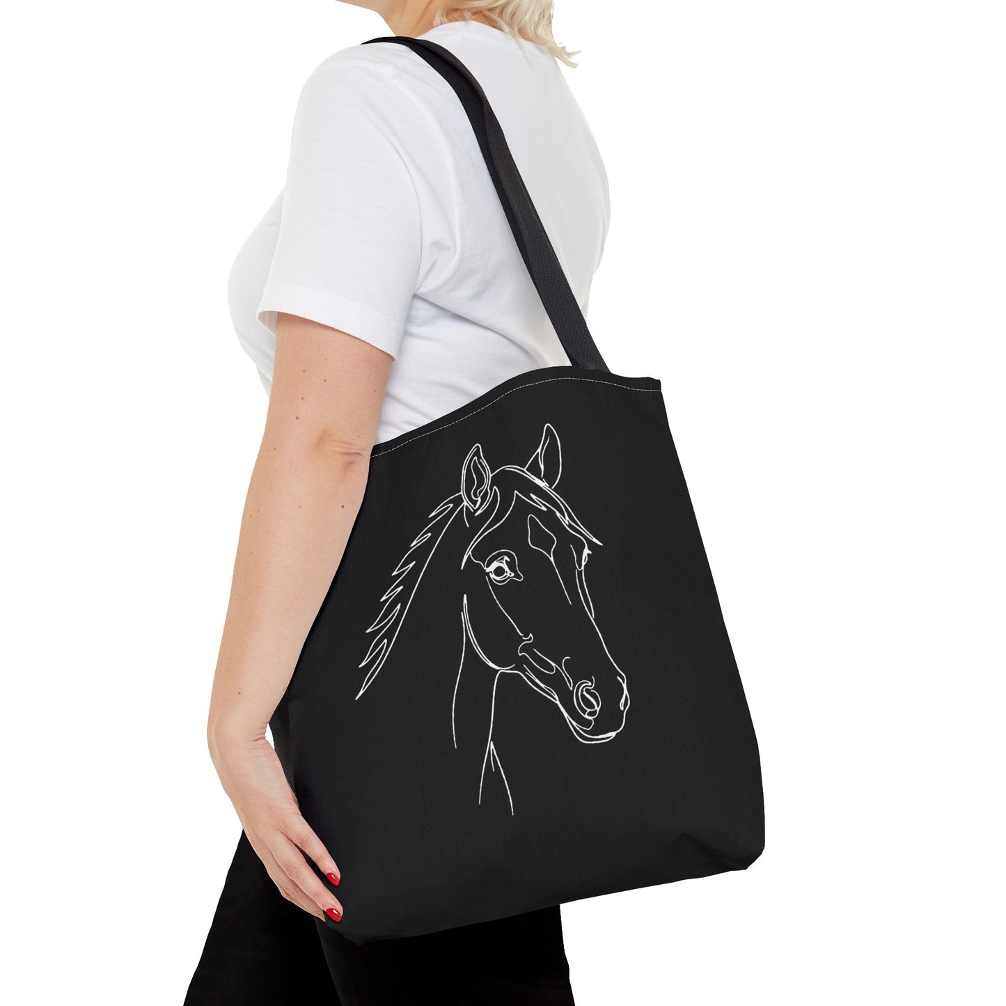 Horse Portrait Sketch - Tote Bag