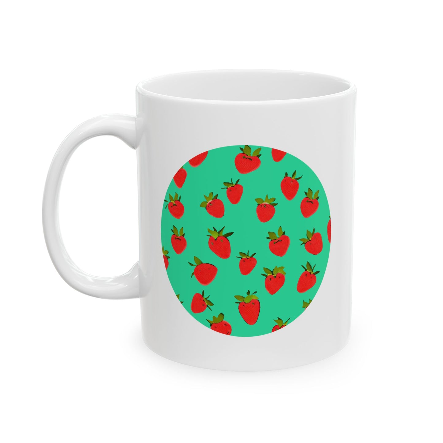 Strawberry Pattern - Mug
