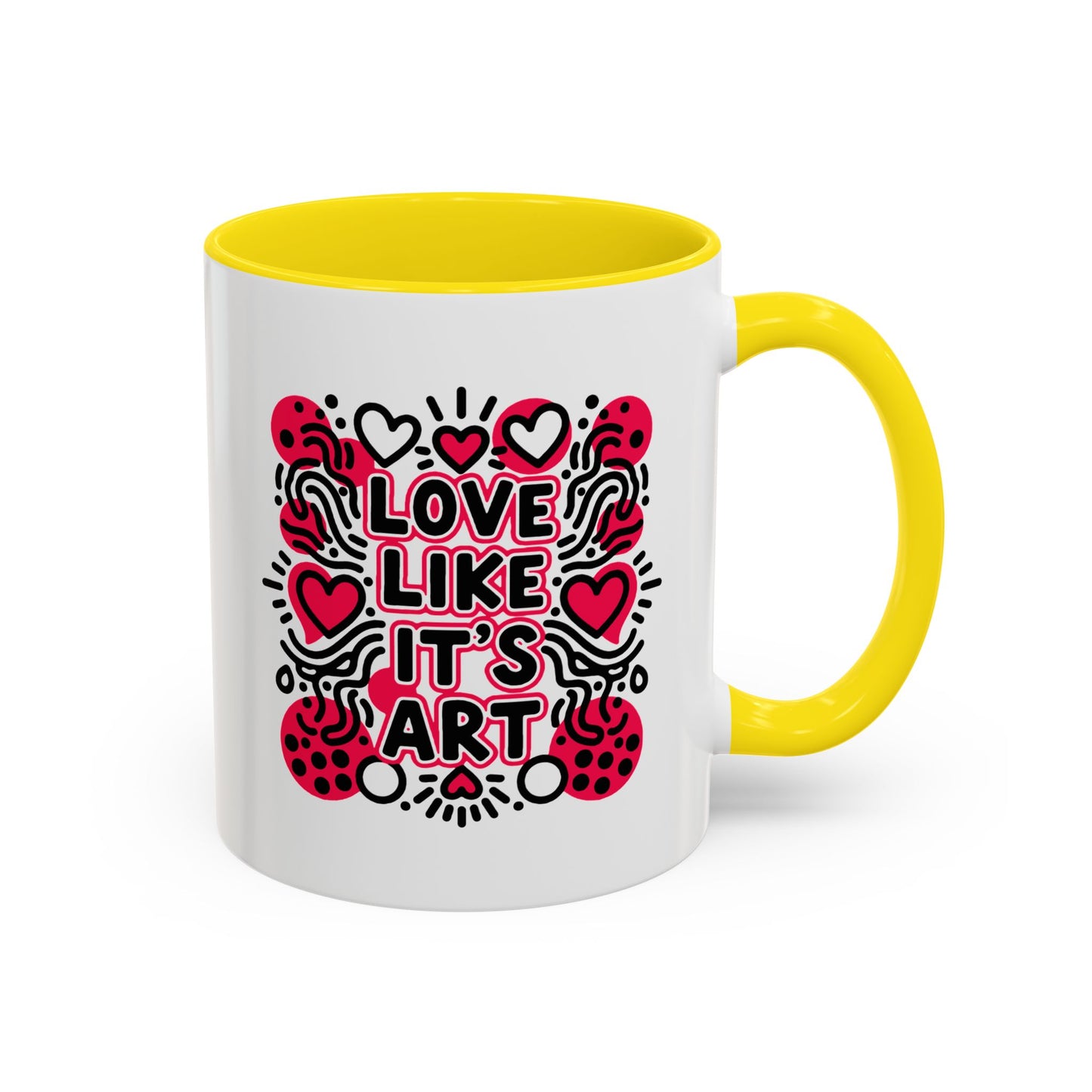 Love Like It’s Art - Color Accent Mug