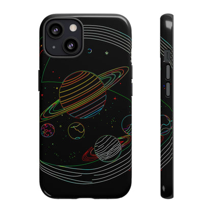 Galactic Tough Phone Case, Starry Space Protection, Unique Gift for Astronomers, Celestial Accessories, Trendy Space Lovers