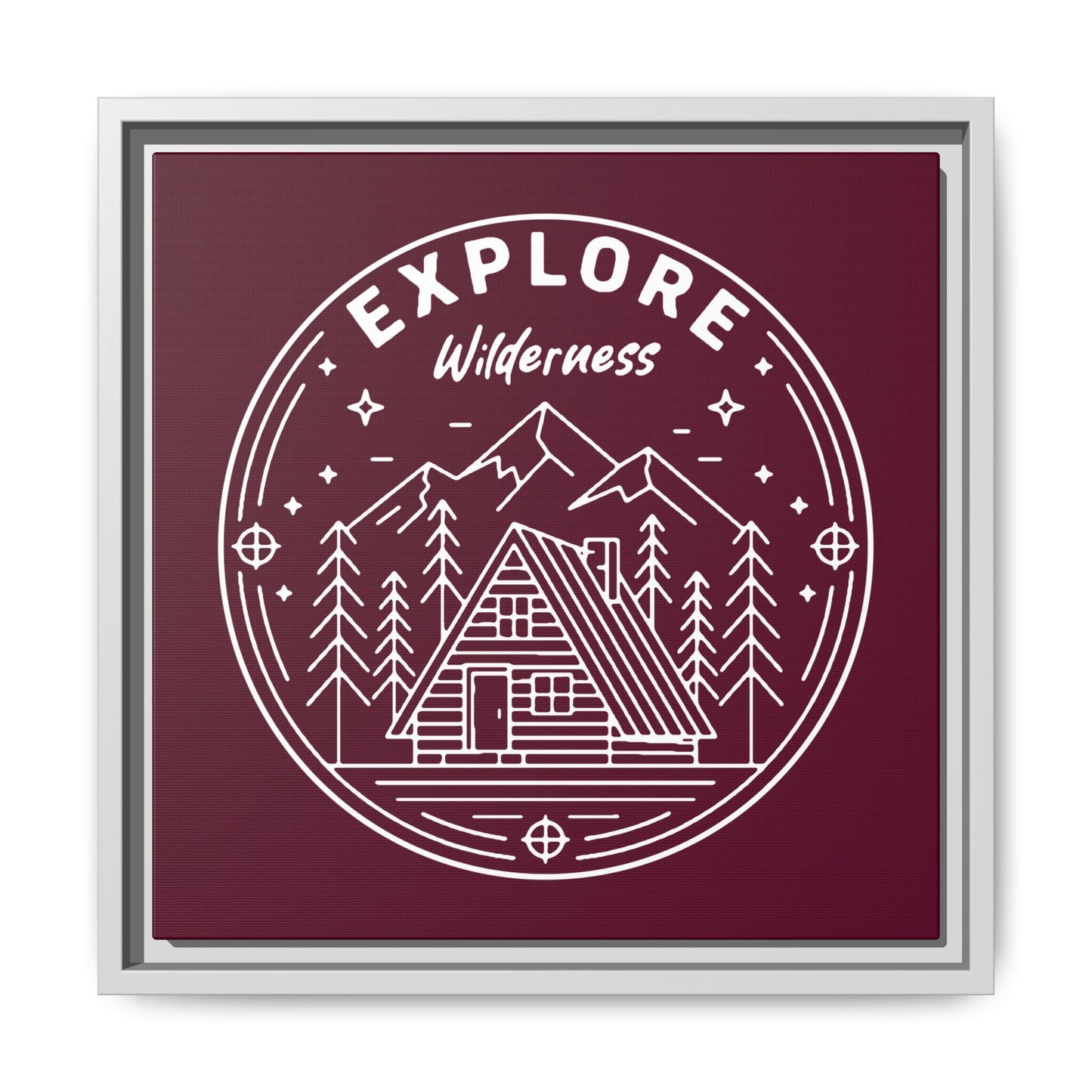 Explore Wilderness - Framed Canvas