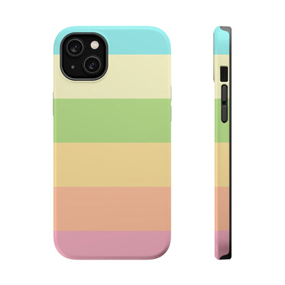 Pastel Stripes - Magnetic Phone Cover