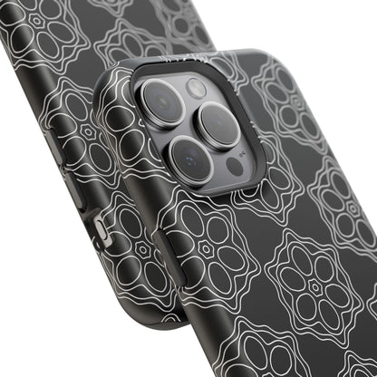 Geometric Sacred Flower - Magnetic Phone Case
