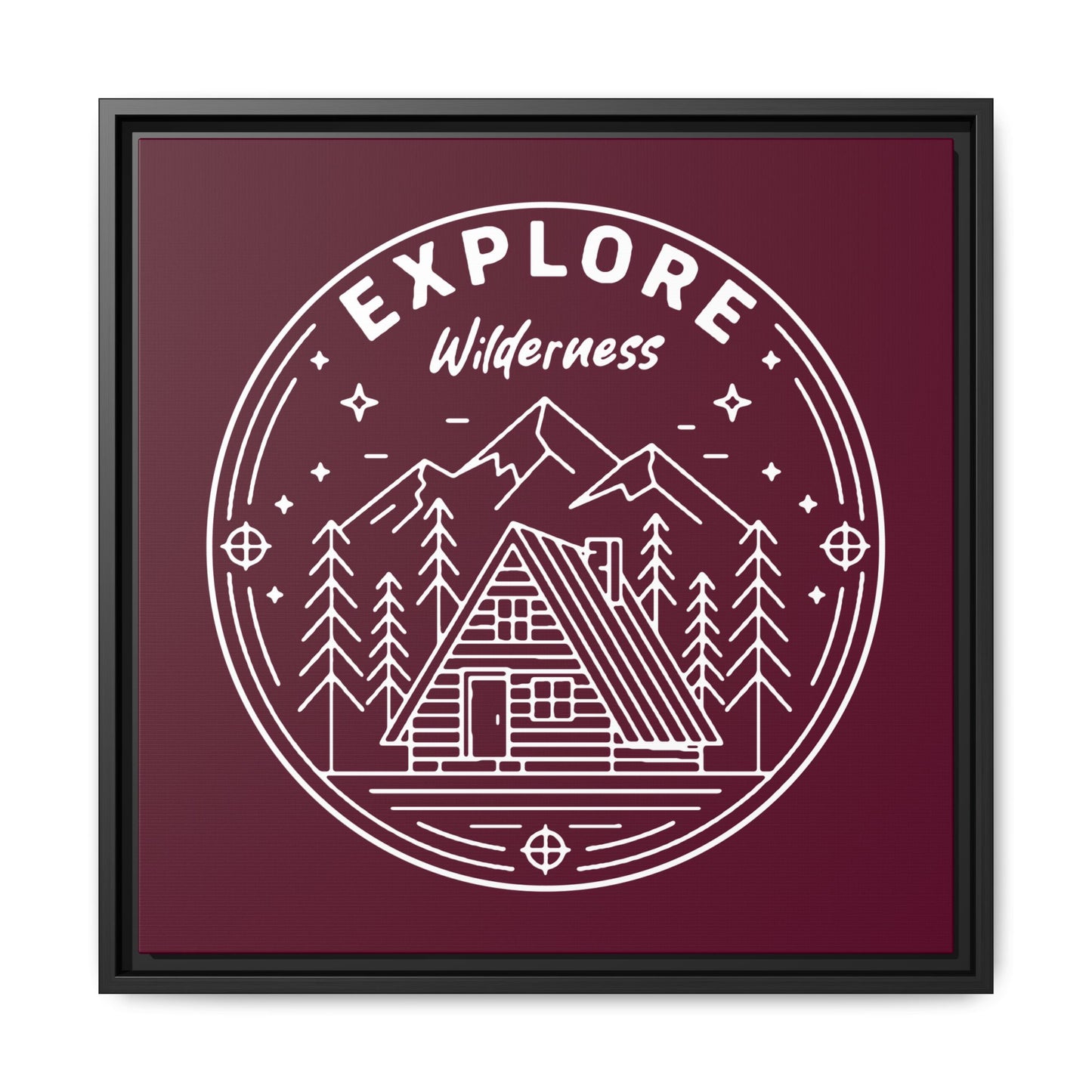 Explore Wilderness - Framed Canvas