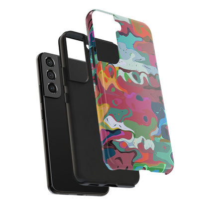 Colorful Abstract Marble - Phone Case