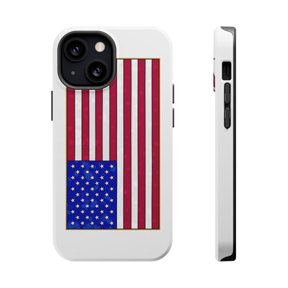 New Glory American Flag (Gold Edge Edition) - Magnetic Phone Case