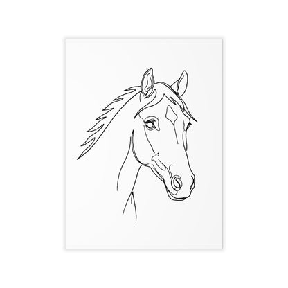 Horse Portrait Sketch - Wall Decal