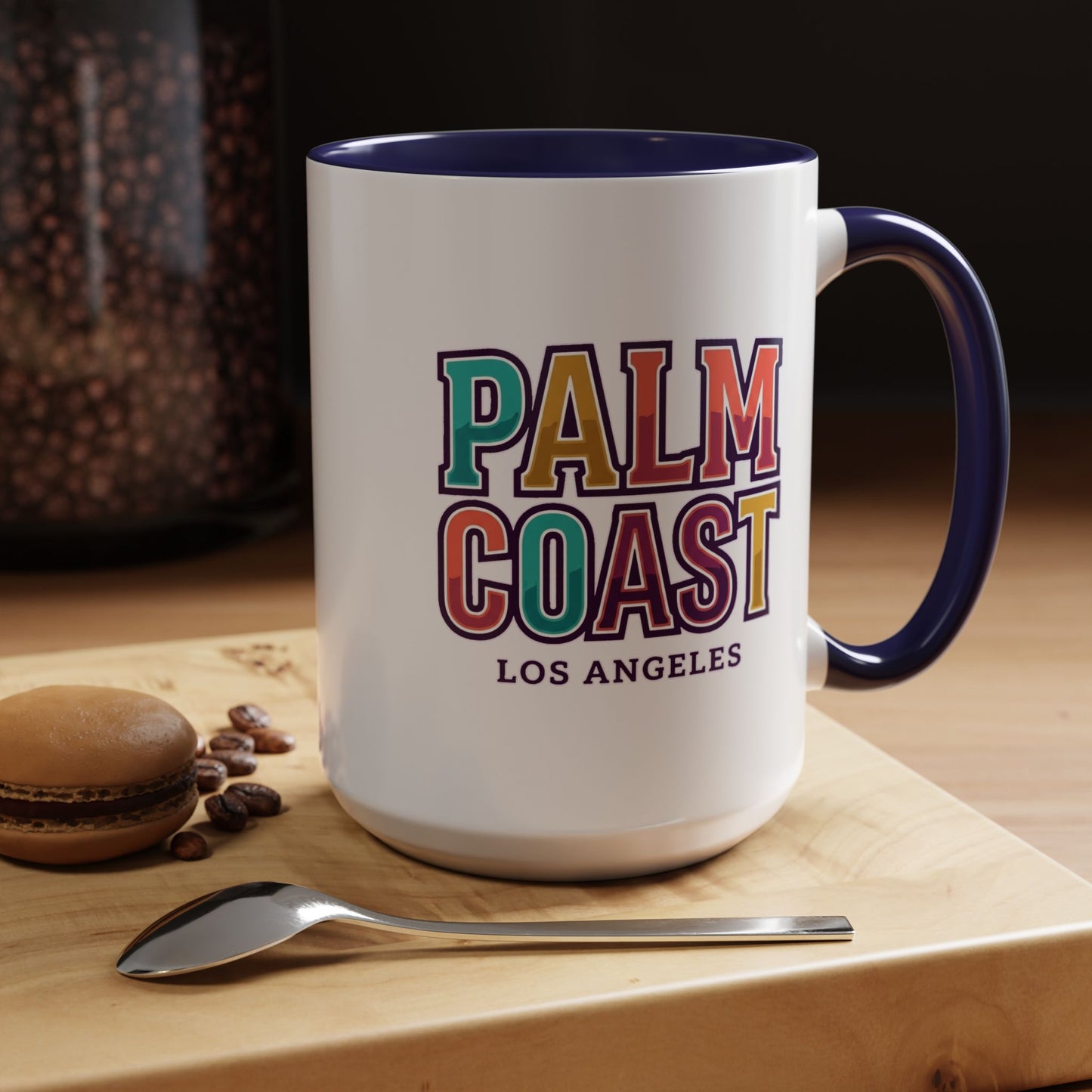 Palm Coast - Los Angeles - Color Accent Mug