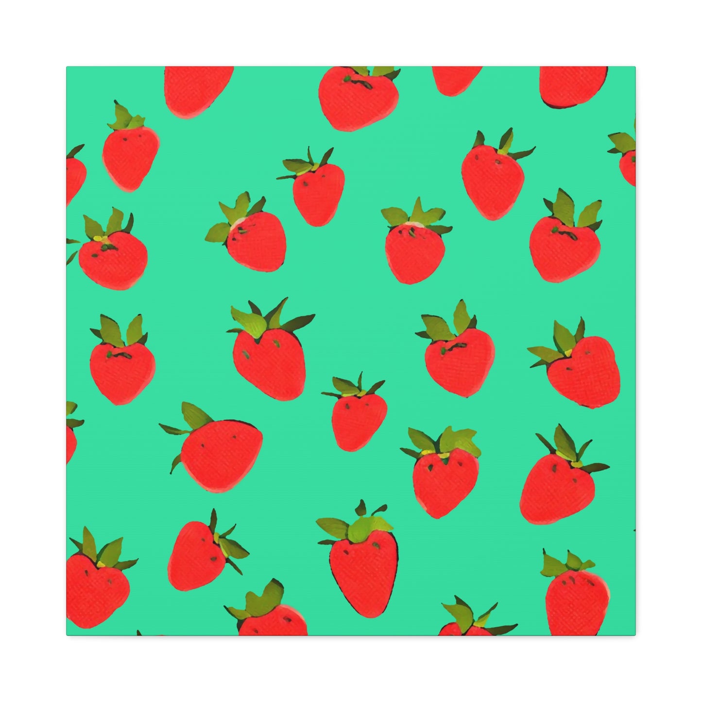 Strawberry Pattern - Canvas
