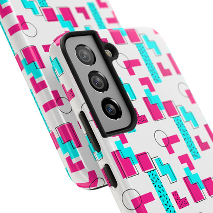 Retro Geometric Vibes - Phone Case